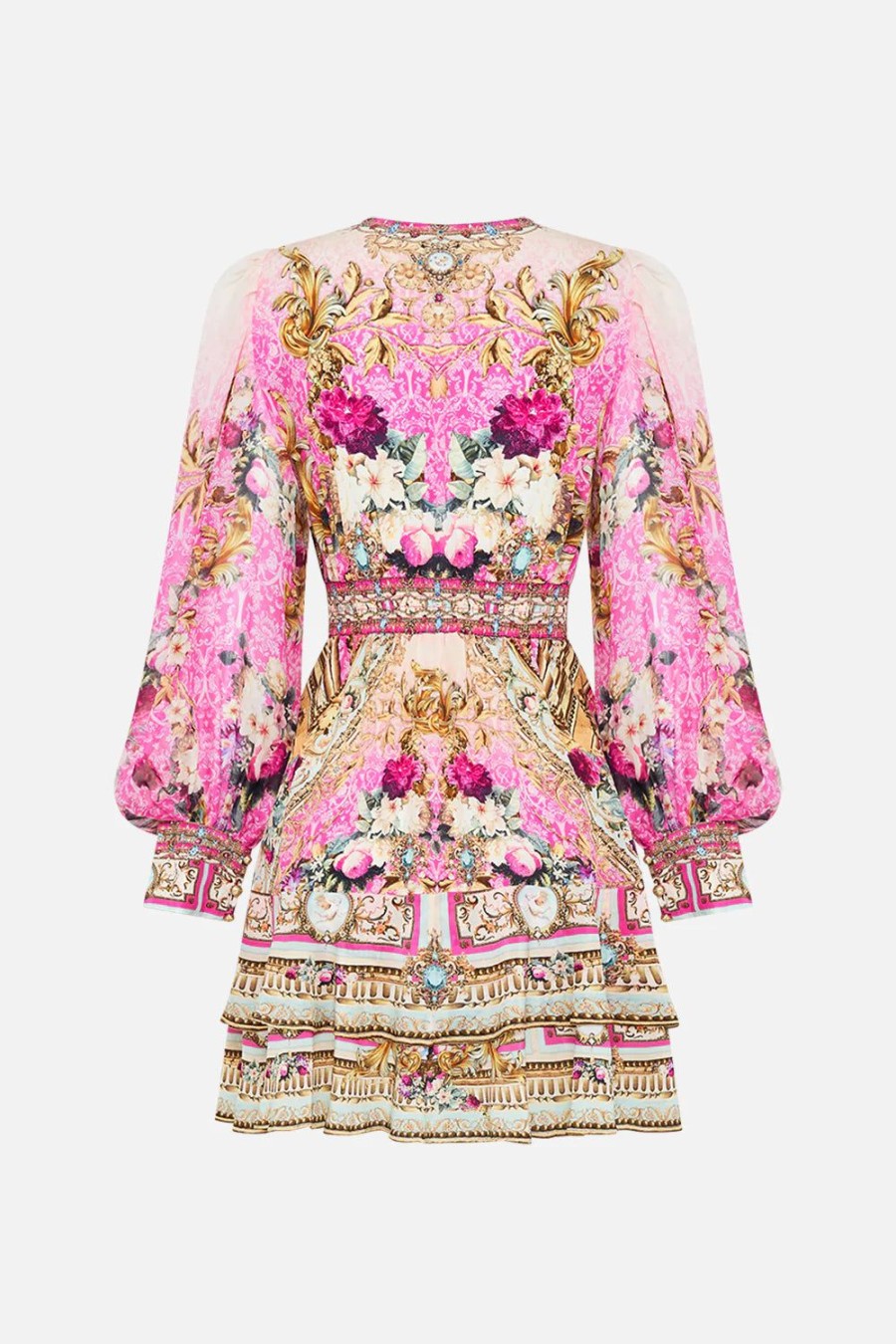 Fashion Camilla | Camilla | Call Of The Canal Button Front Frill Dress