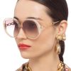 Accessories Camilla | Camilla | The Matriach Sunglasses | Pink/Ivory Marble