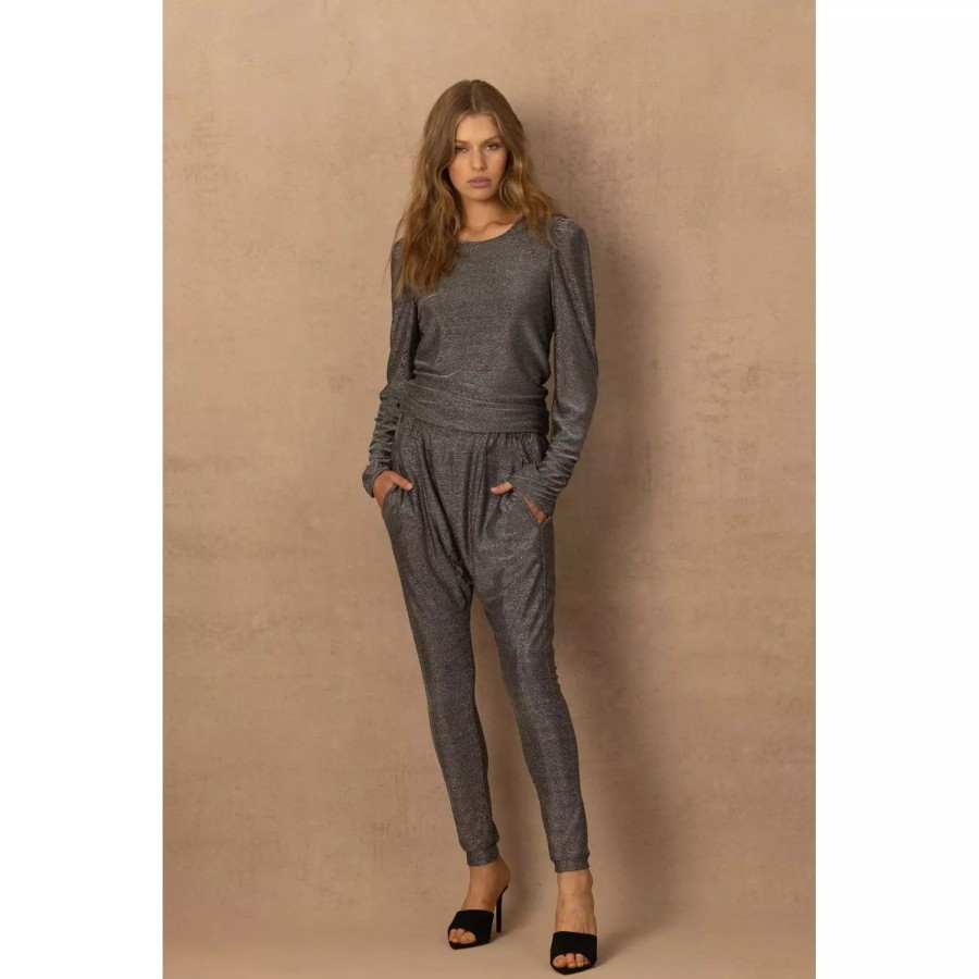Fashion Joey The Label | Joey The Label | Lustre Luxe Blouse | Silver