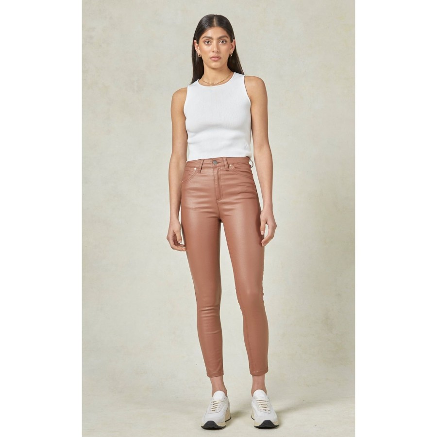 Fashion Dricoper | Dricoper | Dcd Coated Jeans | Copper Tan