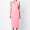 Fashion Mossman | Mossman | Allure Midi Dress In Pink