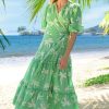 Fashion Cooper | Cooper | Wrap It Up Dress | Green Palms
