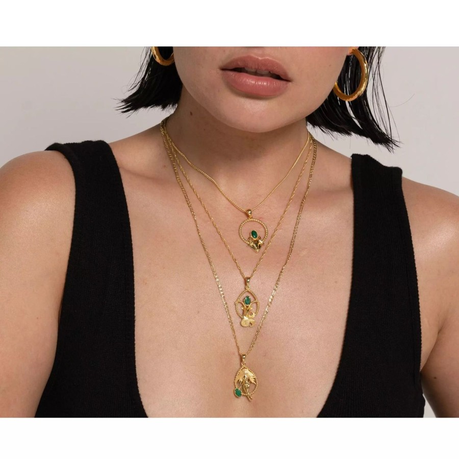 Accessories Mountain & Moon | Mountain & Moon | Capricorn Necklace | Link Chain