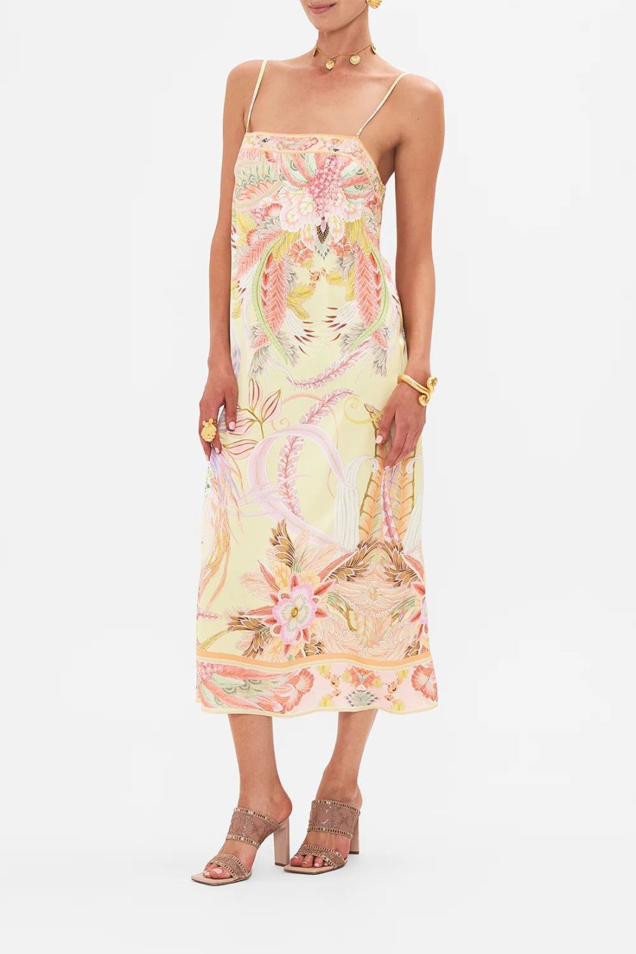 Fashion Camilla | Camilla | Cosmic Tuscan Square Neck Midi Dress