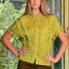 Fashion Coop | Coop | Frill Got It Right Top | Chartreuse