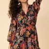 Fashion Hale Bob | Hale Bob | Margot Smocked Chiffon Dress | Gold