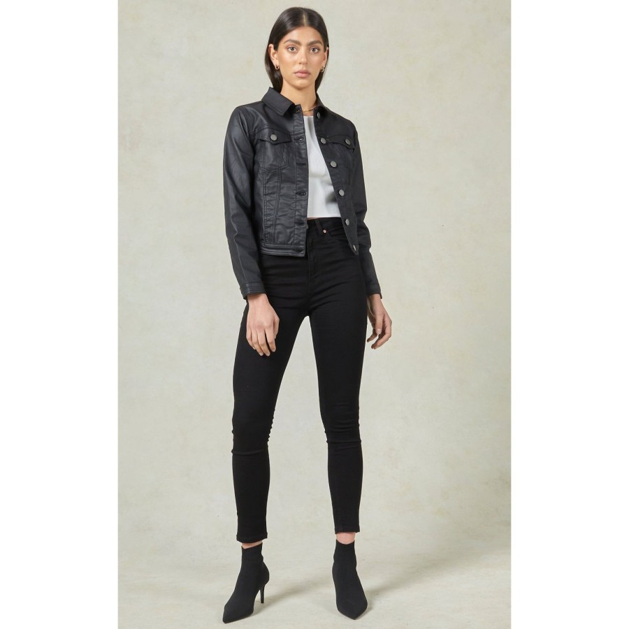 Fashion Dricoper | Dricoper | Dita Coated Jacket | Black