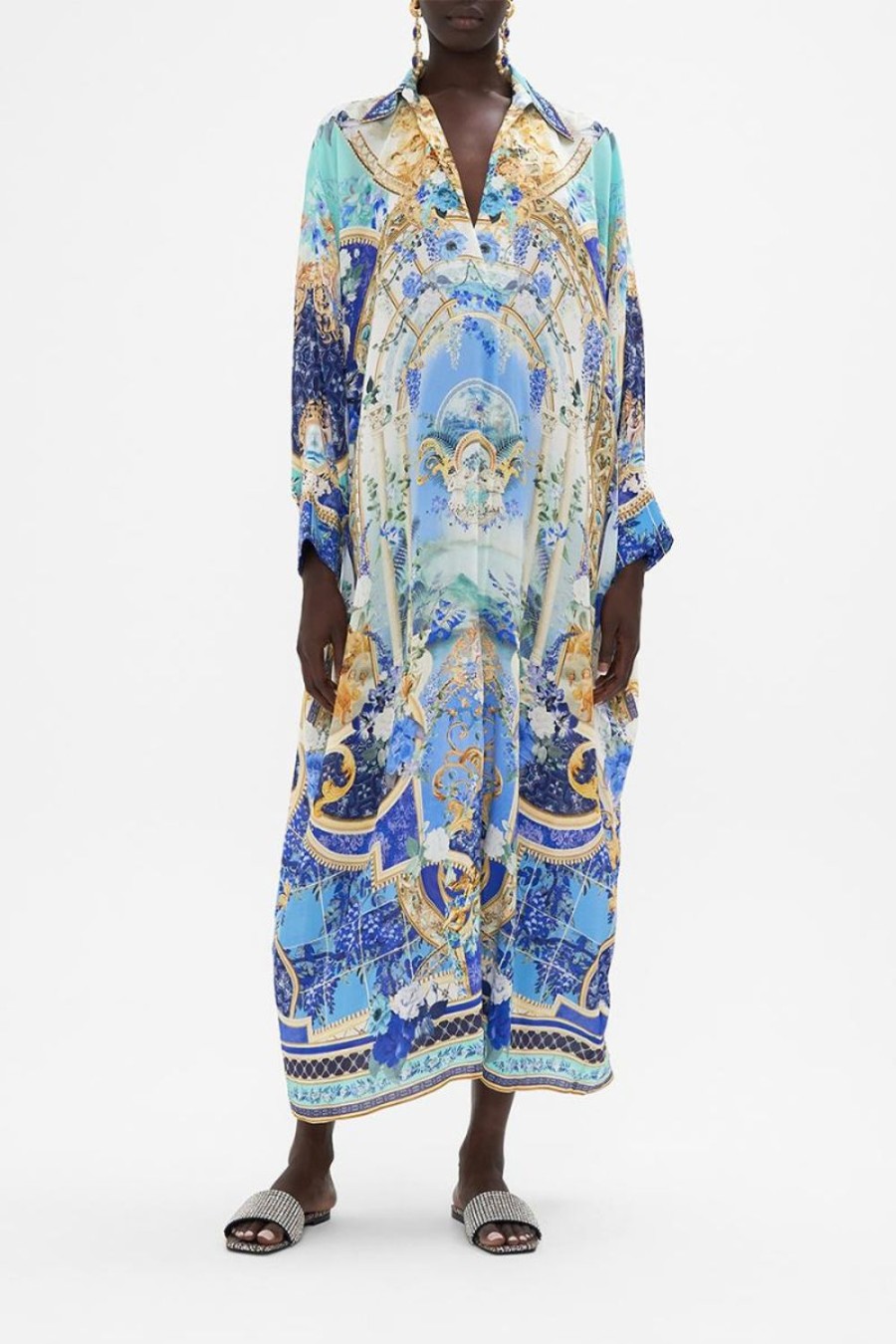 Fashion Camilla | Camilla | Views Of Vesuvius Wing Collar Kaftan