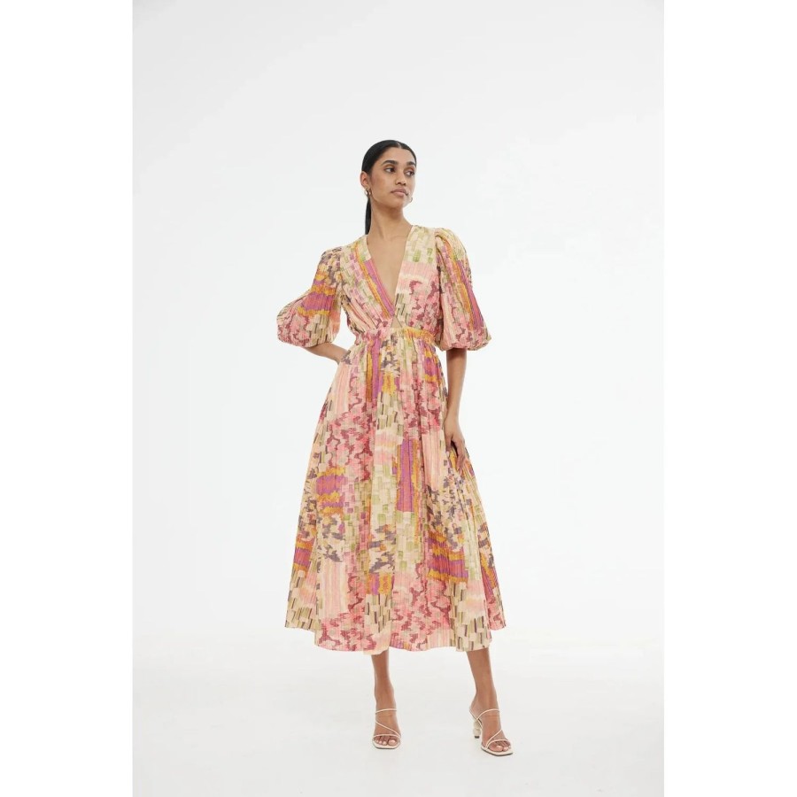 Fashion Kinney | Kinney | Electra Dress | Painterly Patchwork