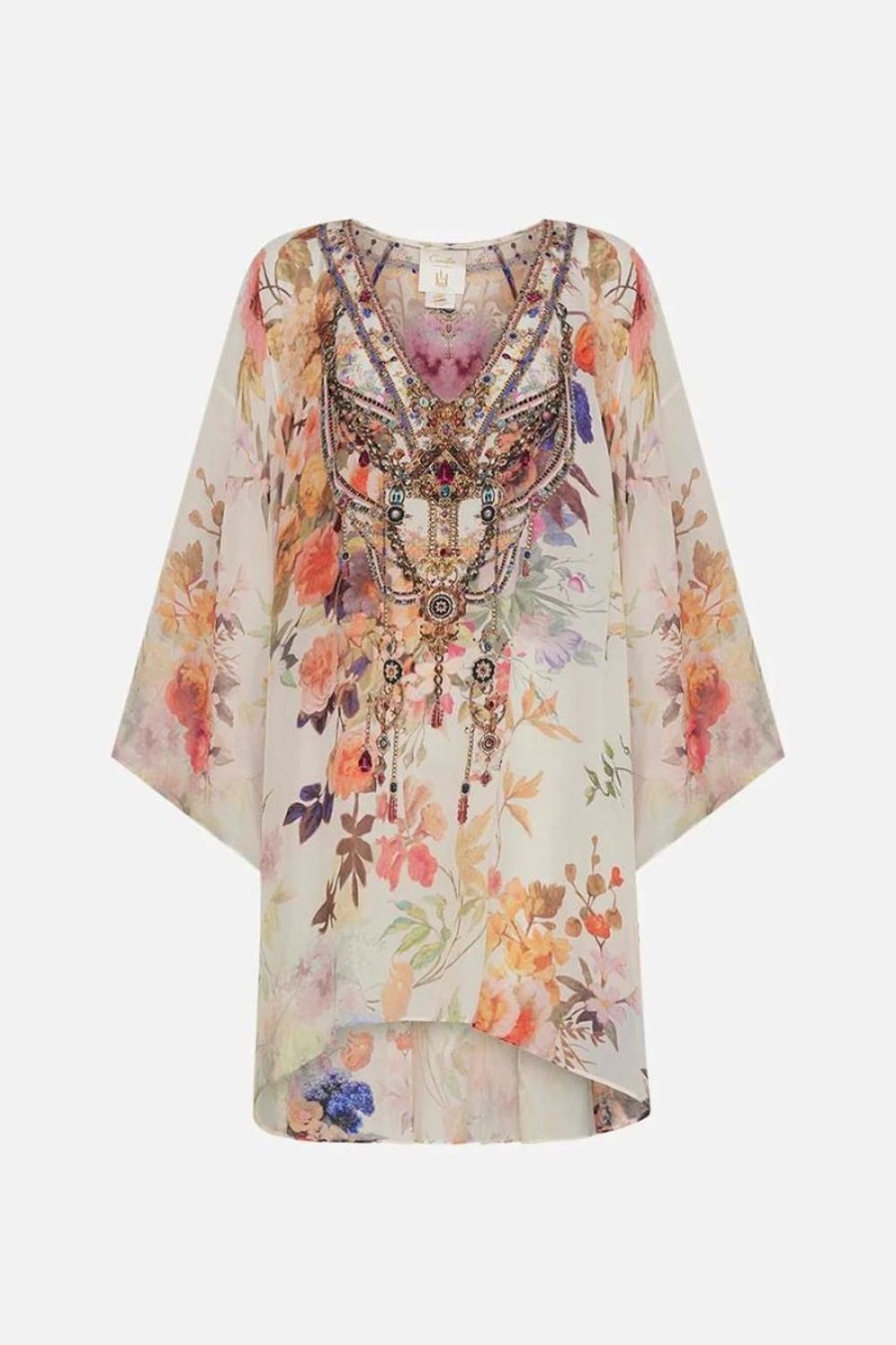 Fashion Camilla | Camilla | Raglan Sleeve Flared Kaftan | Friends With Frescos