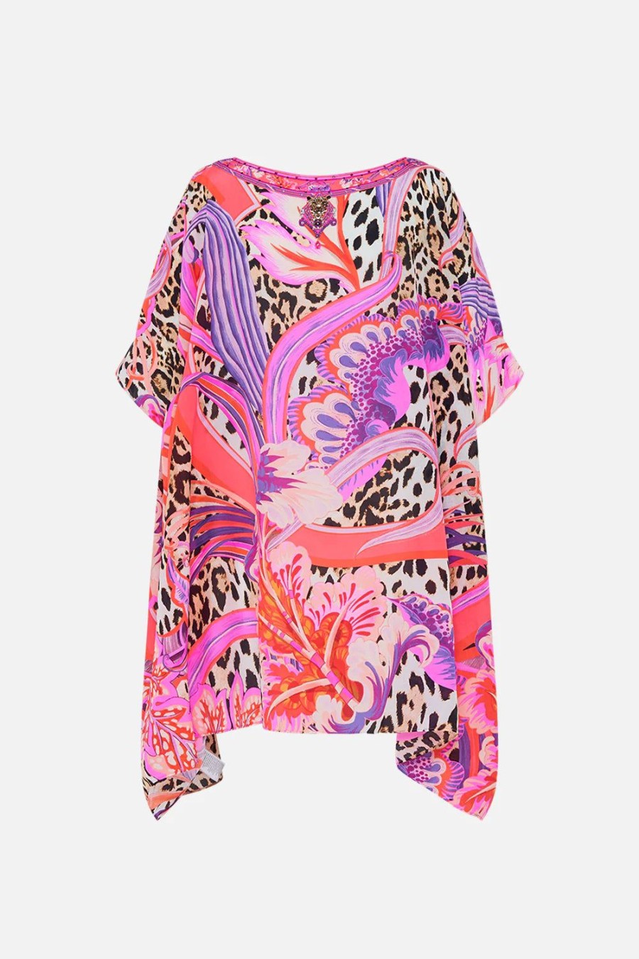 Fashion Camilla | Camilla | Viola Vintage Short Round Neck Kaftan