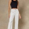 Fashion Dricoper | Dricoper | Cody Kick Flare Ivory Trouser