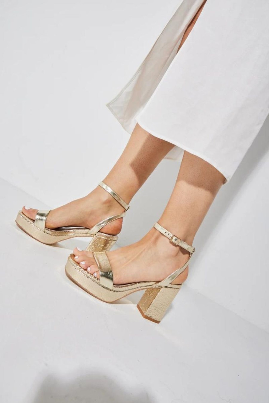 Accessories Hael & Jax | Hael & Jax | Natalia Shoe | Gold