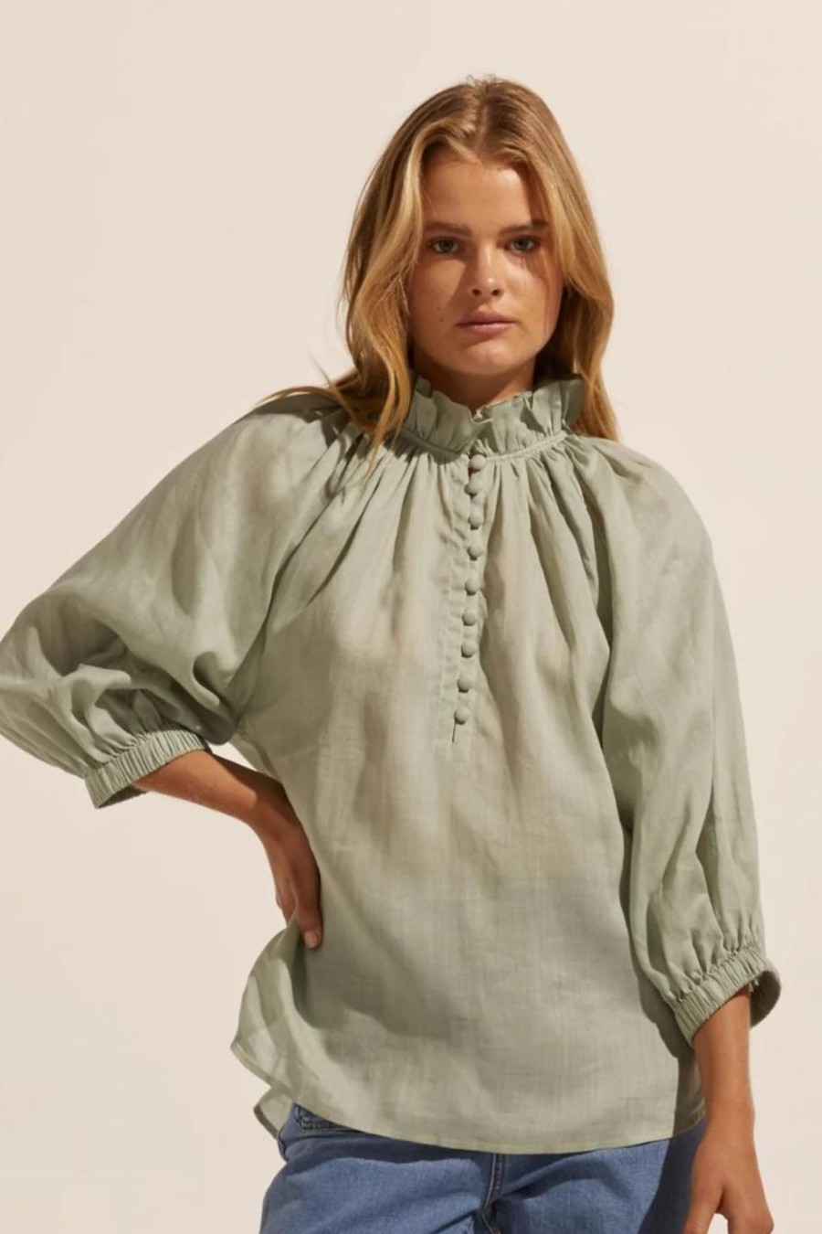 Fashion Zoe Kratzmann | Zoe Kratzmann | Siesta Top In Laurel