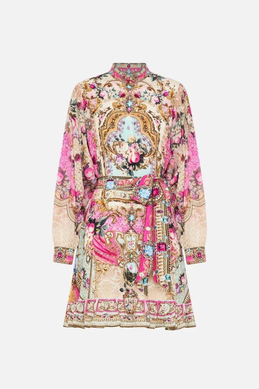 Fashion Camilla | Camilla | Call Of The Canal Drop Sleeve Shirt Dress