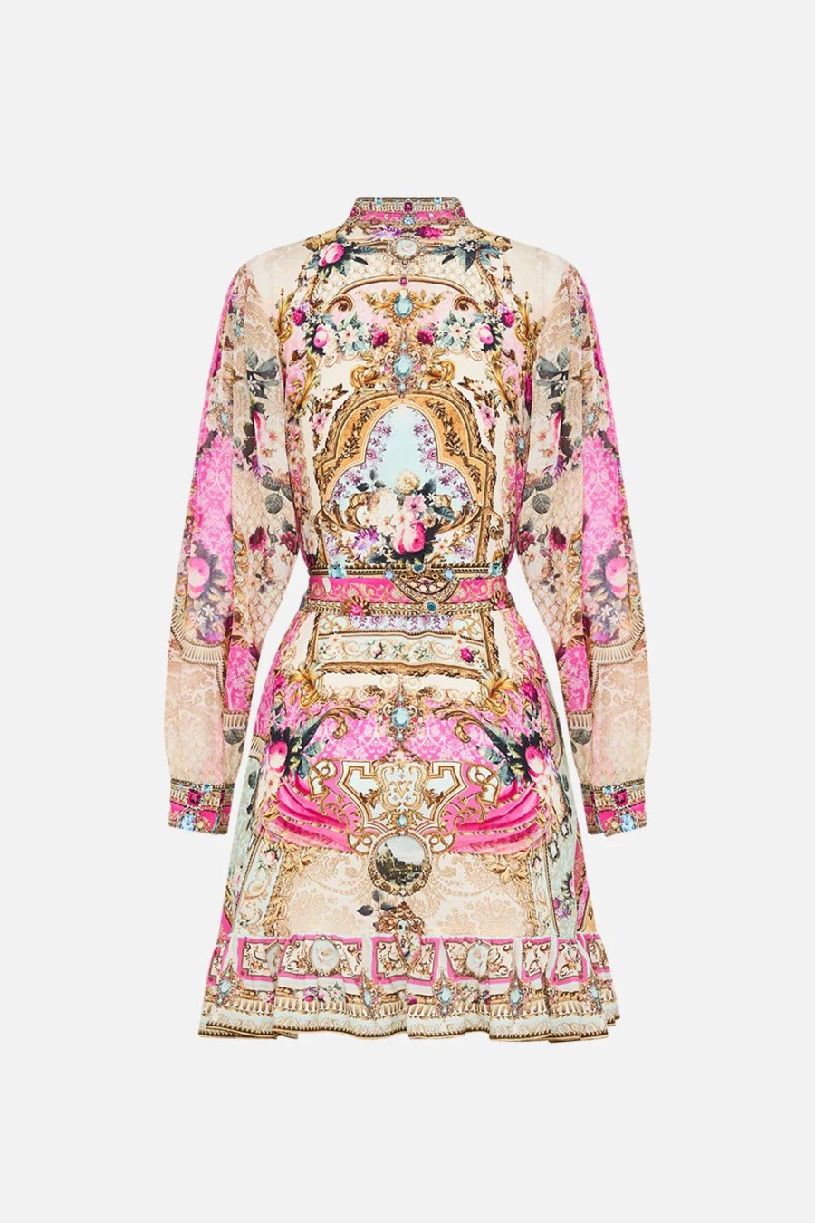 Fashion Camilla | Camilla | Call Of The Canal Drop Sleeve Shirt Dress