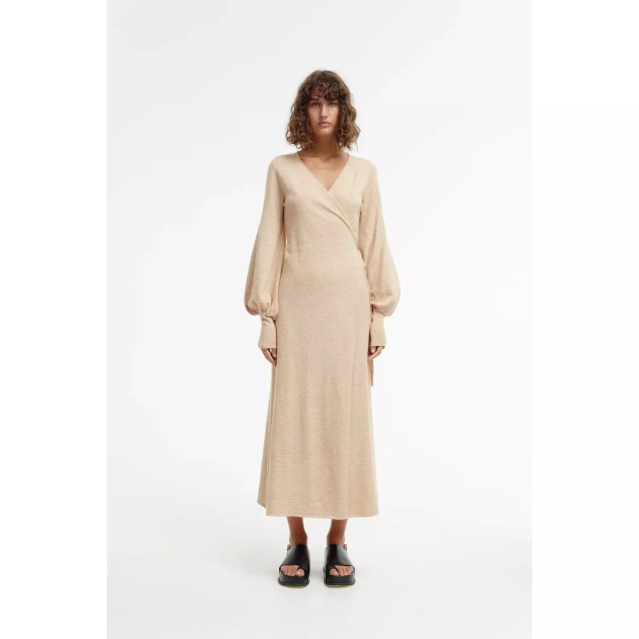 Fashion Kinney | Kinney | Marlow Wrap Dress | Oat Marle