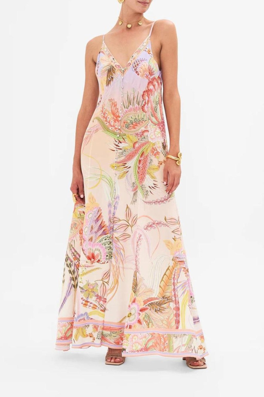 Fashion Camilla | Camilla | Cosmic Tuscan Button Front Strappy Dress