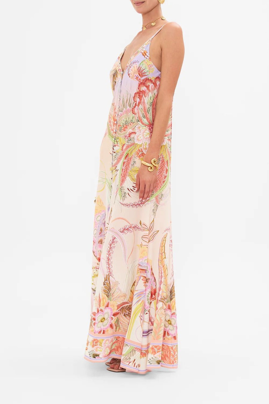 Fashion Camilla | Camilla | Cosmic Tuscan Button Front Strappy Dress