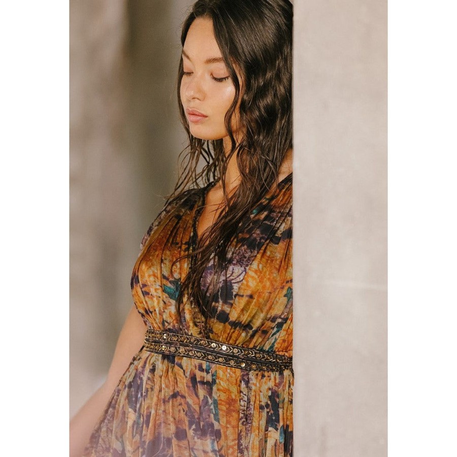 Fashion Mes Demoiselles | Mes Demoiselles | Huki Spirit Of Nature Dress | Multicoloured