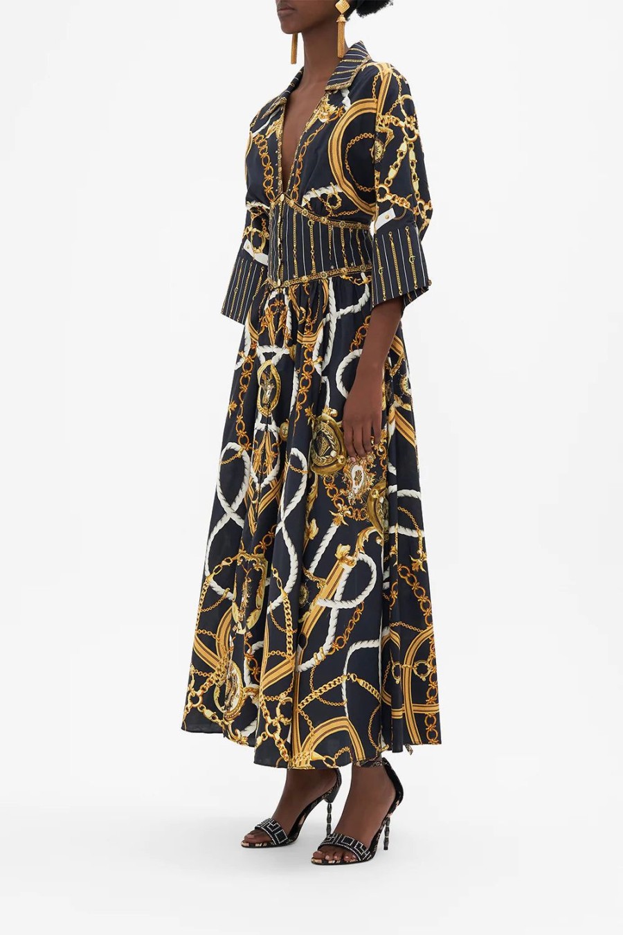 Fashion Camilla | Camilla | Coast To Coast Shaped Waistband Midi Dress